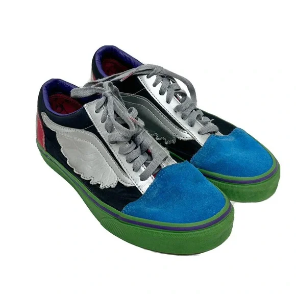 Vans X Marvel Avengers Old Skool Mens 8 Women 9.5 Shoes Captain America Sneakers - Picture 1 of 7